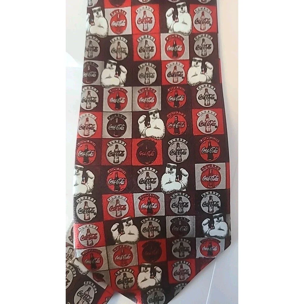Vintage  Coca-Cola Men’s Neck Tie Polar Bears Coke 57